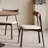 Solid wood ash dining table set-105353551
