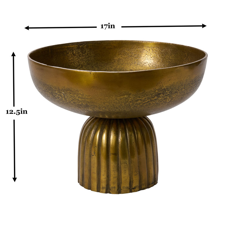 Corinthian Brass Footed Centerpiece