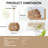 11.8" - Rattan - Brown - Chandelier