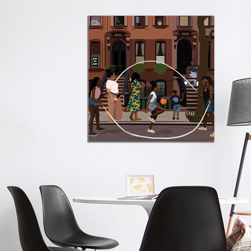 «Juneteenth» par Artpce, reproduction sur toile, H 18 po x l 18 po, Toile tendue, Sans cadre