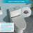 Ceramic One Piece Toilet,Flush With Soft Comfort Clsoing Seat