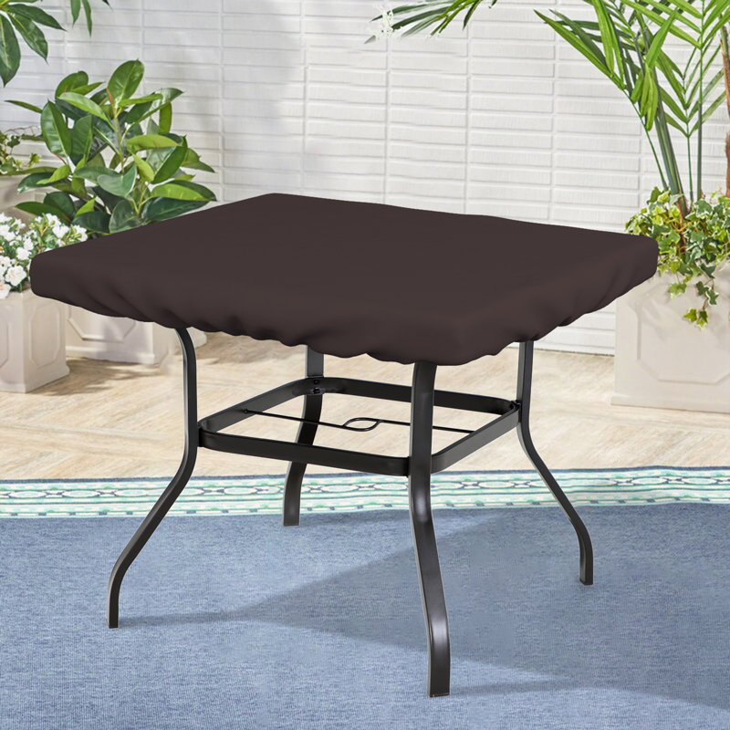 Outdoor Cover, 15.2cm H x 106.7cm W x 106.7cm D, Coffee
