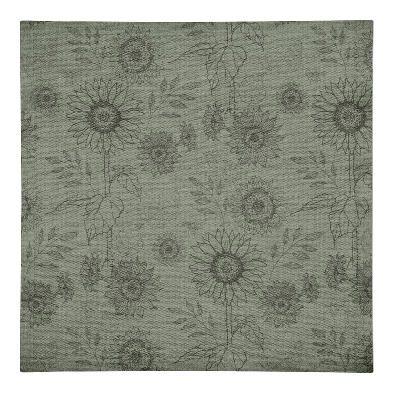 Serviette de tournesol 7473-BE, Vert