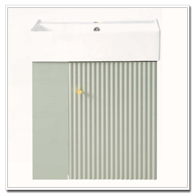 Meuble-lavabo flottant avec lavabo en céramique