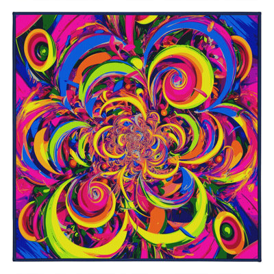 Tapis Kaleidoscope Burst