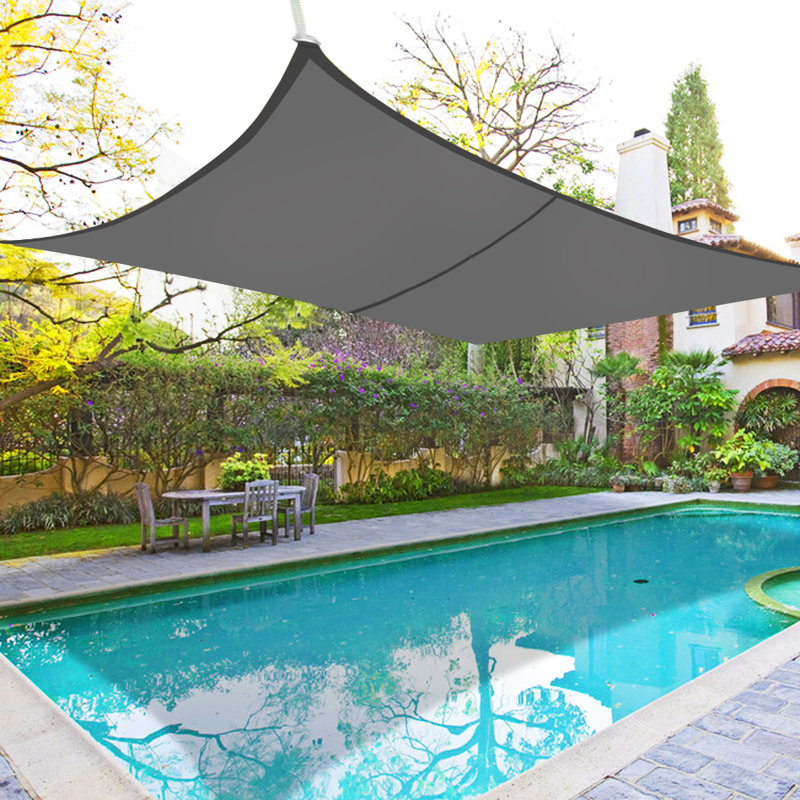 Ducey 3m x 2m Rectangular Shade Sail, Anthracite