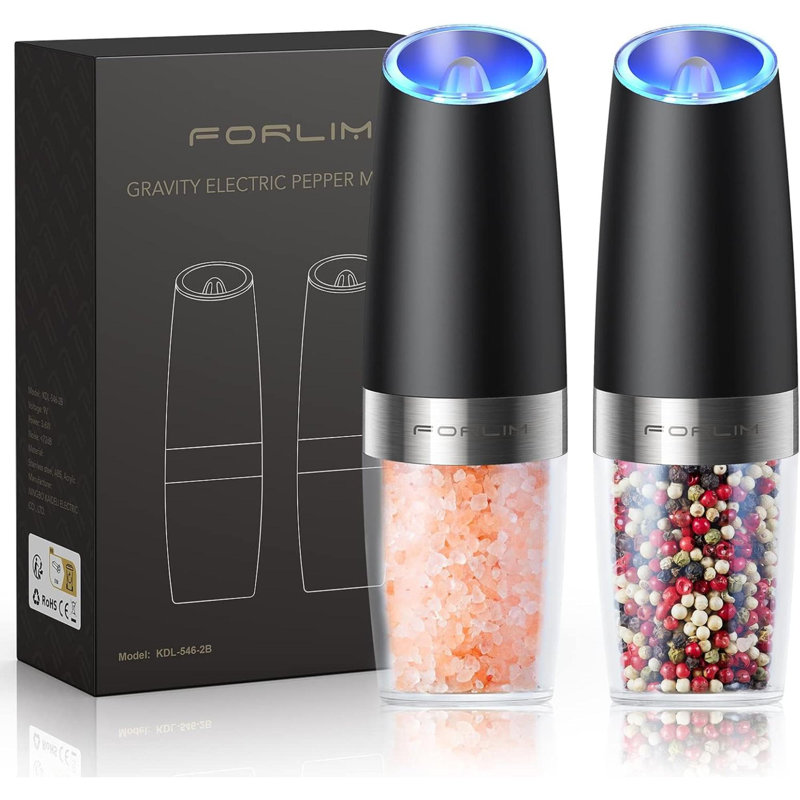 Ensemble de moulin à poivre et à sel Gravity Electric