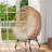 Outdoor Egg Chair with Cushion