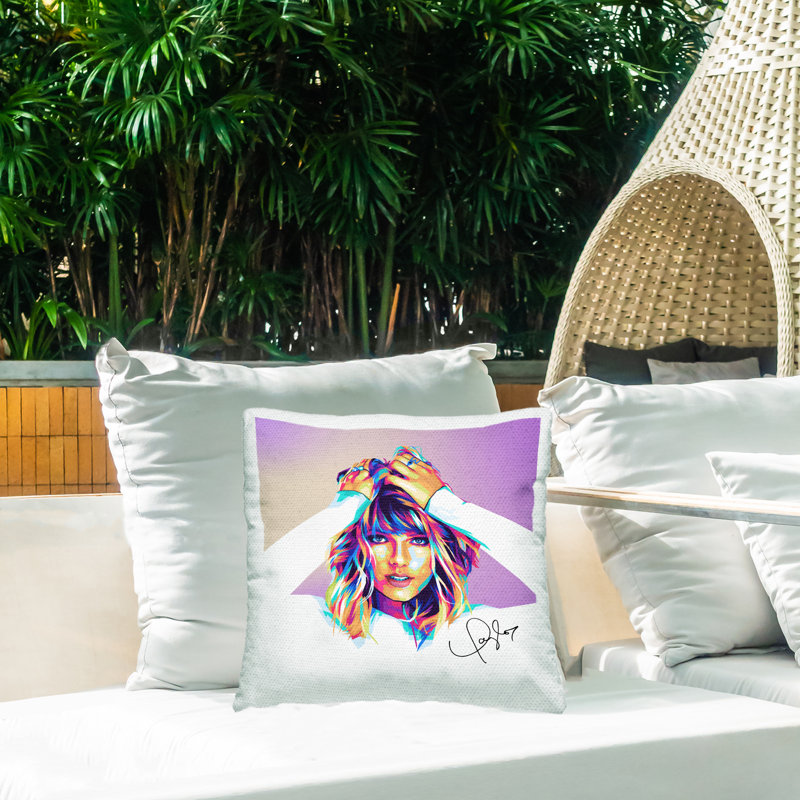 Housse et insert de coussin décoratif en polyester