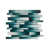 Argent / bleu sarcelle