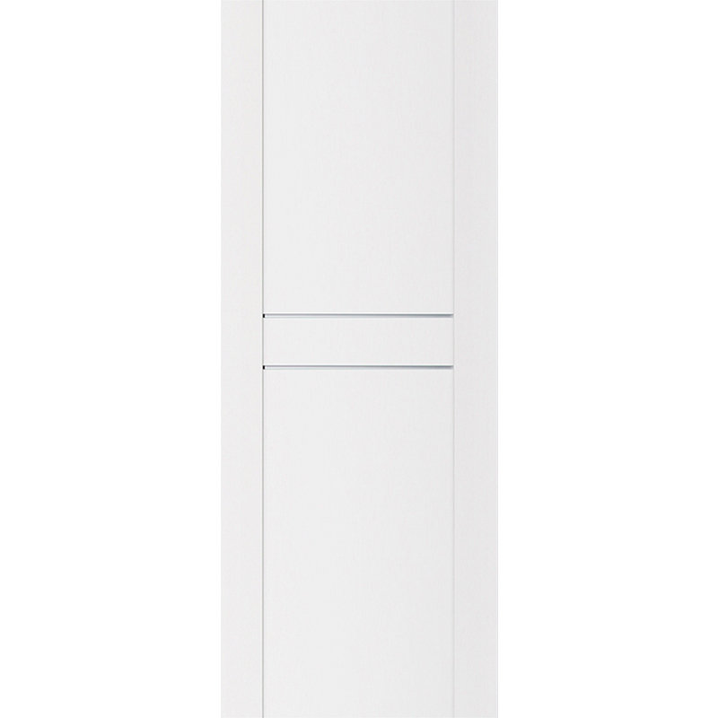 Dalle de porte intérieure stratifiée blanc doux Stile 003 moderne seulement 36 po x 96 po, 32 po x 80 po