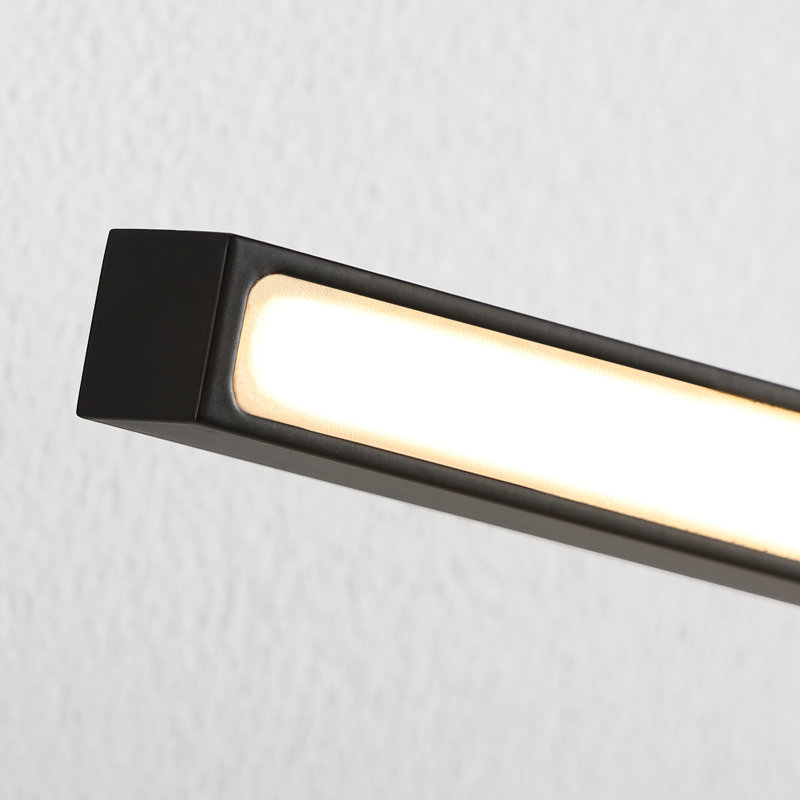 Jaiman 30'' 2-Light Dimmable LED Bath Bar, Black