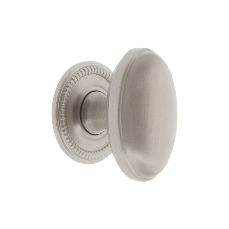 Eden Prairie Oval Knob, Satin Nickel
