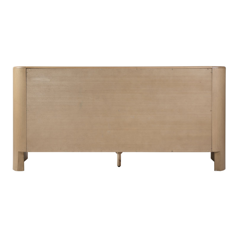 Mallory 6-Drawer Rounded Back Dresser
