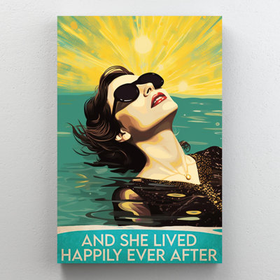 " Woman Swim And She Lived Happily "