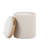 Alvena 15.5" Wide Round Storage Ottoman with Tray Tops-660545572
