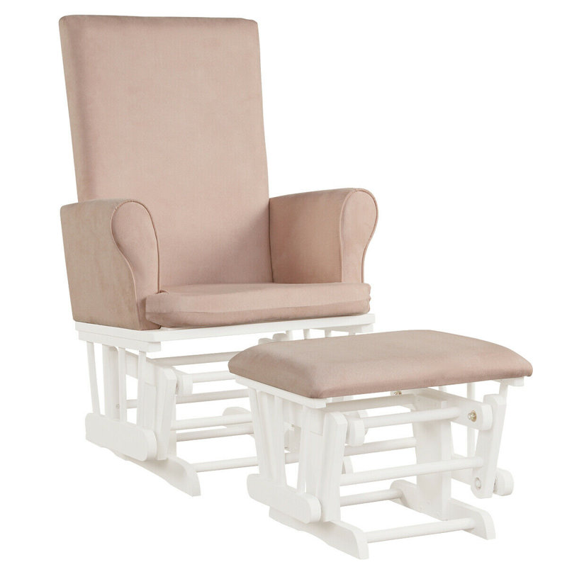 Amsterdam Plastic Rocking Chair, Pink