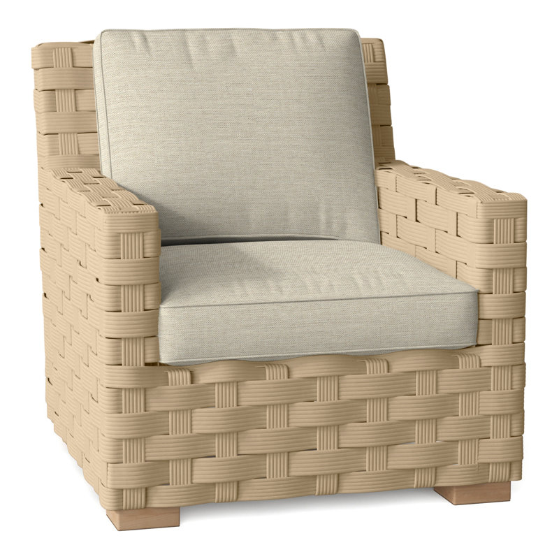 St. Barts Outdoor Armchair, Oat, St. Barts Natural Rope