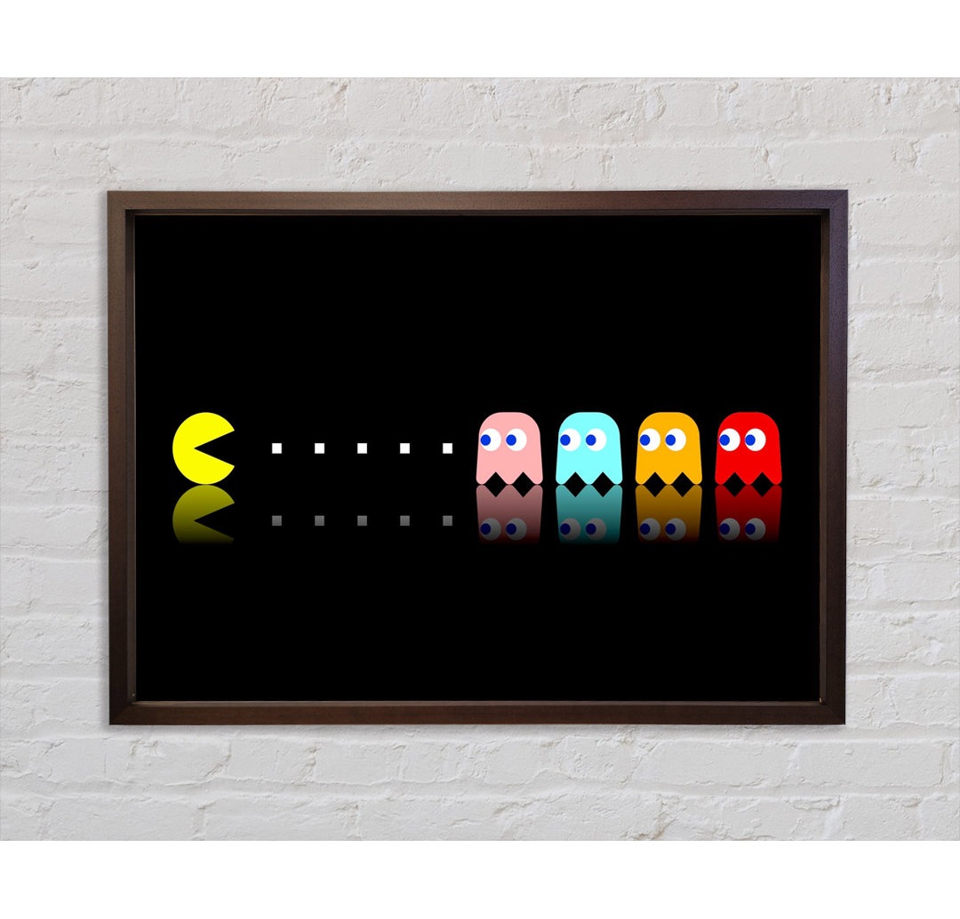 Pacman Ghosts - Einzelner Bilderrahmen Kunstdrucke auf Leinwand