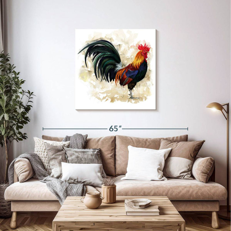 Brampt Proud Rooster, 36" H x 36" W