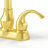 4-Inch Centerset Double Handle Bathroom Faucet with Drain Assembly-123039007