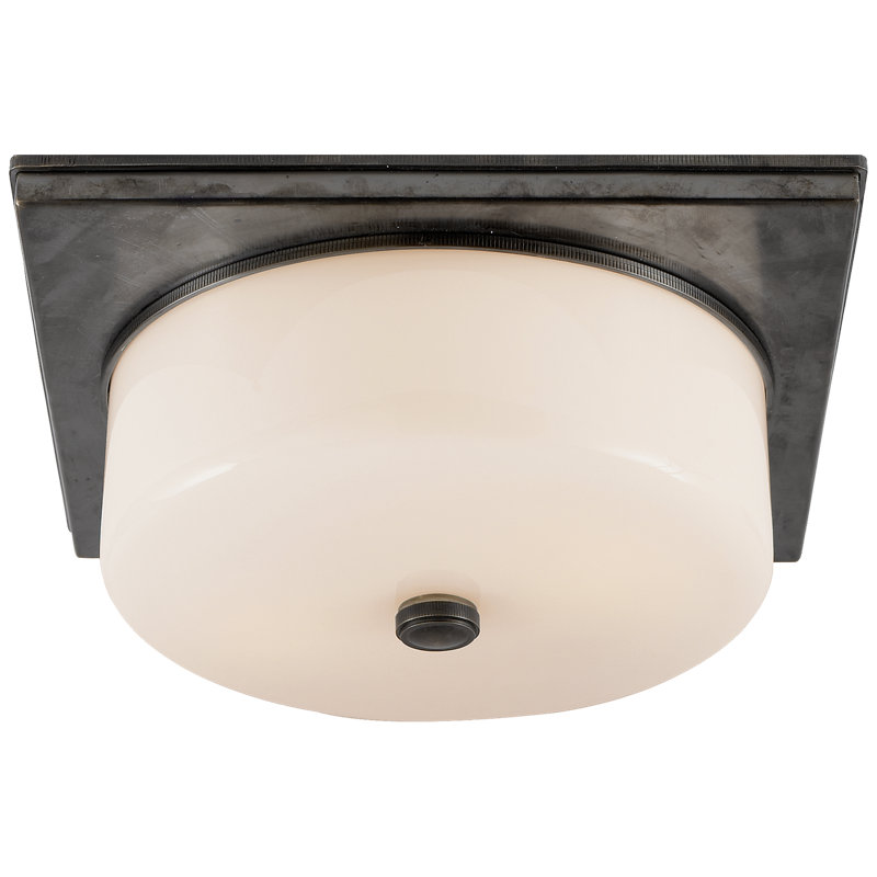 Thomas O'Brien Newhouse Circular Flush Mount, Bronze