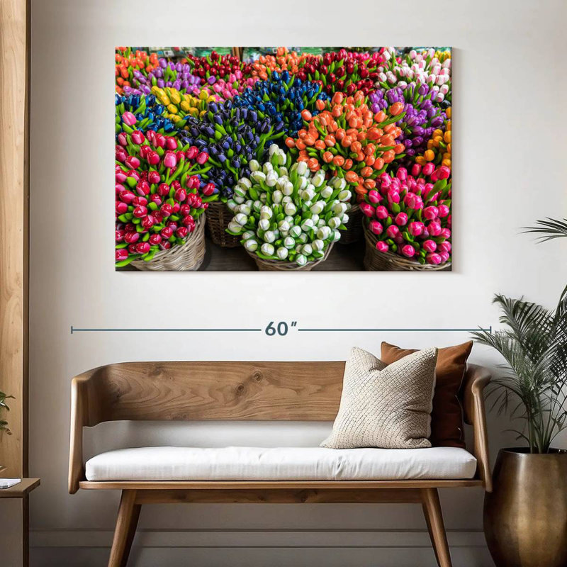 Harnek Tulip Baskets, 32" H x 48" W