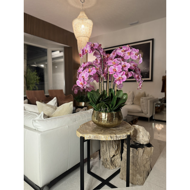 Roberi Orchid Arrangement in Planter, 28" H x 18" W x 18" D