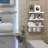Wall Bathroom Storage Shelves Set-907829604