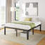 Base de lit plateforme 18 po avec métal robuste, assemblage facile, sans grincement-997306331