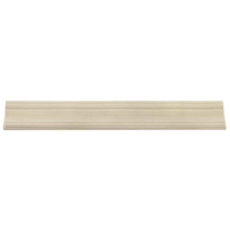 Manchester 12 in. L x 2 in. W Ceramic Chair Rail Tile Trim, Beige