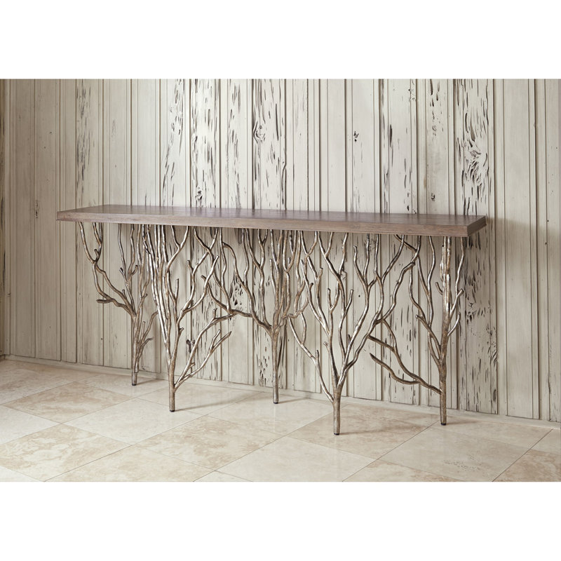 Forest Solid Wood Top Console Table, 36" H x 80" W x 17" D