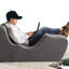 Chaise longue inclinable en mousse Zinus Lotus-49858321
