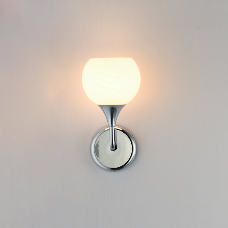 Neve-Wall Sconce, Polished Chrome