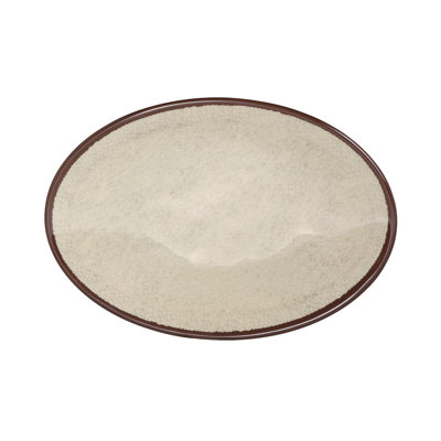 Assiette plate en mélamine 12,5" grésiller ca-mojave