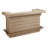 American Heritage Port Royal Home Bar – Solid Wood & Veneer Design with Wine Rack, Ice Bucket, Glassware Holders, Locking Cabinets & Storage Drawers, White Oak Finish
