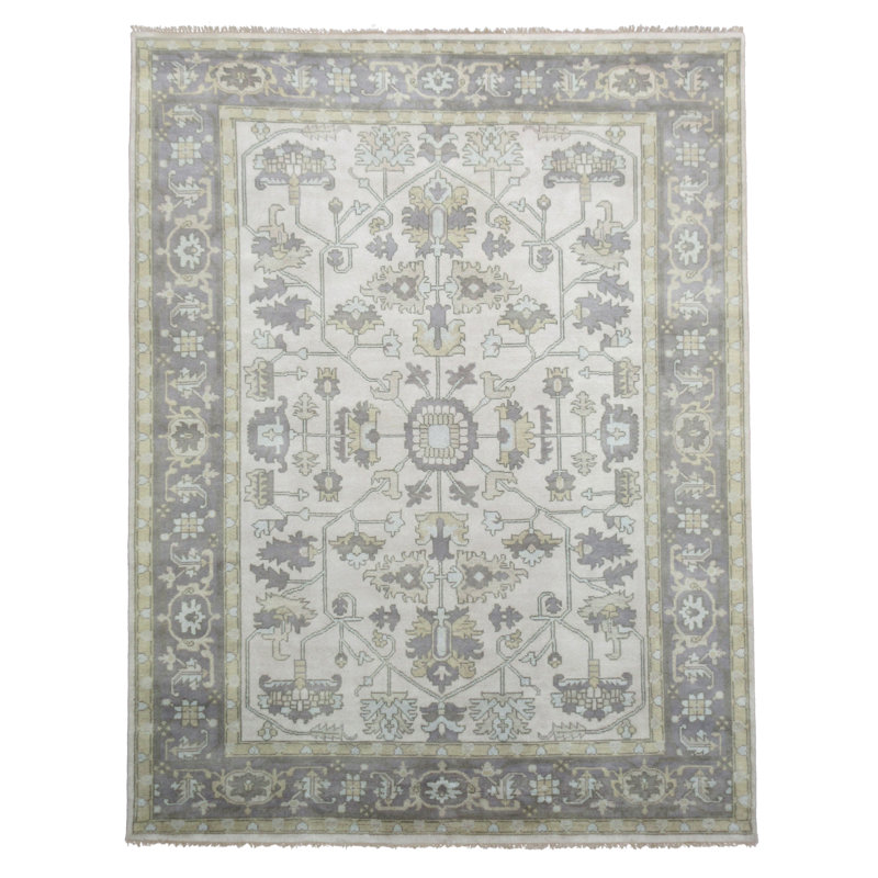 Tapis ivoire 9 x 12 Oushak Heriz