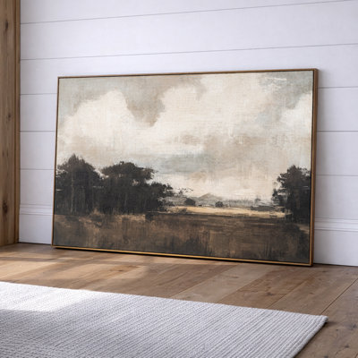 Meadow Serenity, toile peinte à la main