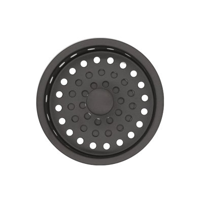 Post Style Kitchen Sink Basket Strainer with Waste Disposal Flange and Stopper Set