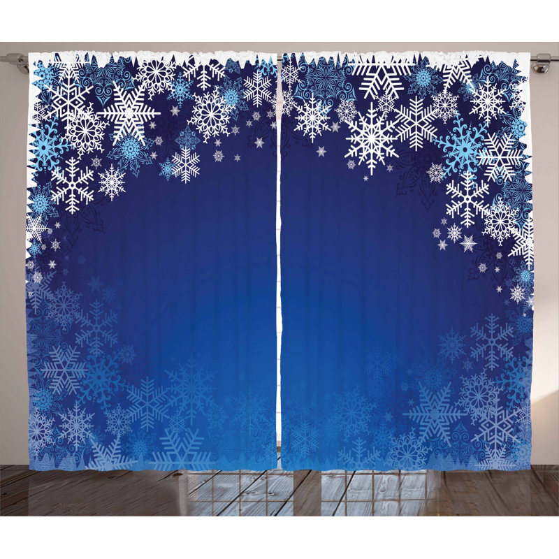 Semi-Sheer Rod Pocket Curtain Panels, 54" x 108"