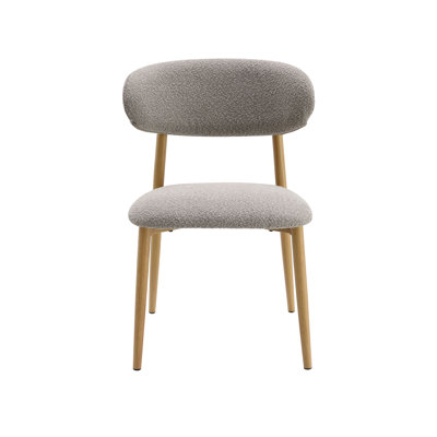Ensemble de 2 chaises d'appoint Kacey Boucle