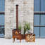 Rectangle Steel Wood Burning Smokeless Outdoor Fireplace