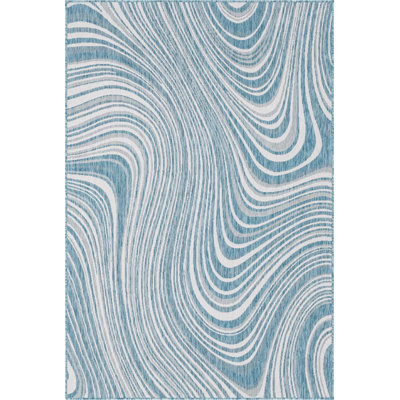 Tapis d'extérieur couleur iris ciel