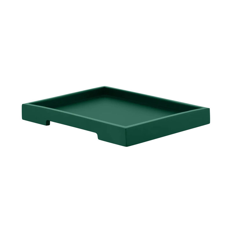 Tray, Green, 3cmH x 24.8cmW x 19.6cmD