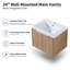 Meuble-lavabo flottant 24 po Unitas-132851963