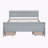 Diena Wood Platform Bed with 4 Drawers and Streamlined Headboard & Footboard-1442511943-1442511939