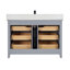 48" Solid Wood Sink Vanity  With 1' Artificial Stone Top-1007424495