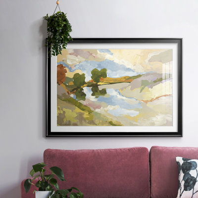 Uplands I, reproduction d'art encadrée