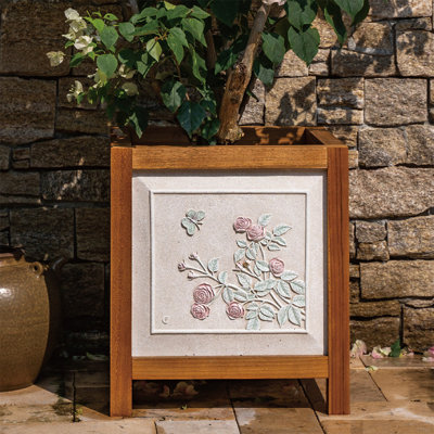Chinese courtyard outdoor garden planter box