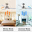 Ventilateur de plafond 48 po avec lumière Lowe-305839390-305839385